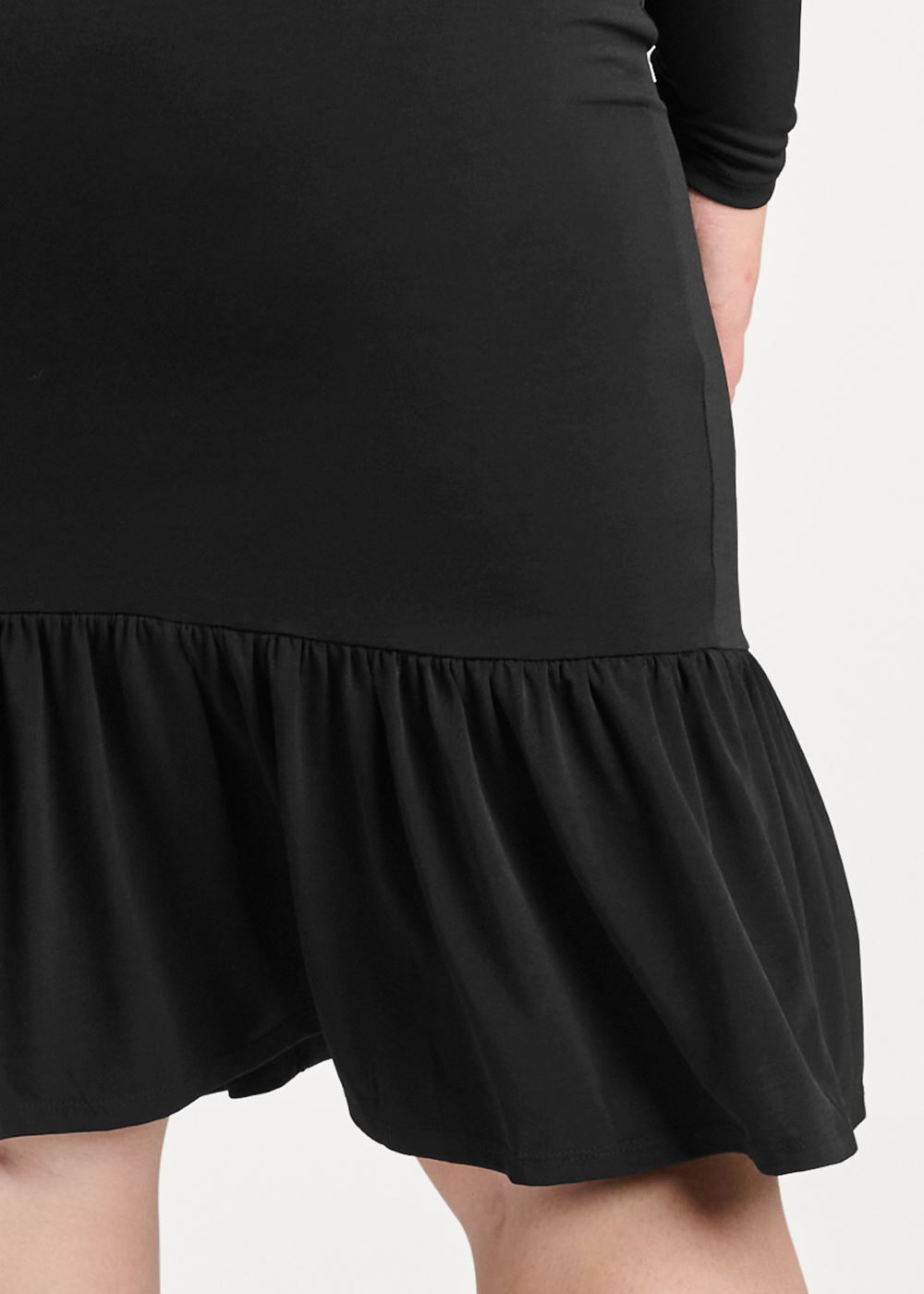 Venus Plus Size Cold-Shoulder Button-Front Dress