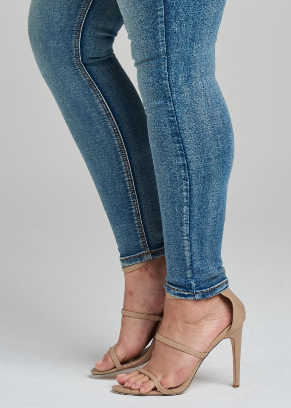 Venus Medium Wash ELASTIC WAISTBAND JEANS