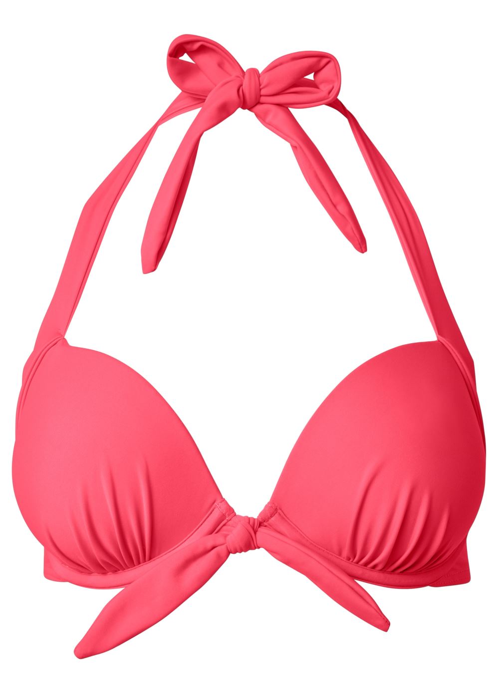 Venus Plus Size Enhancer Halter Top Bikini - Sunset Pink