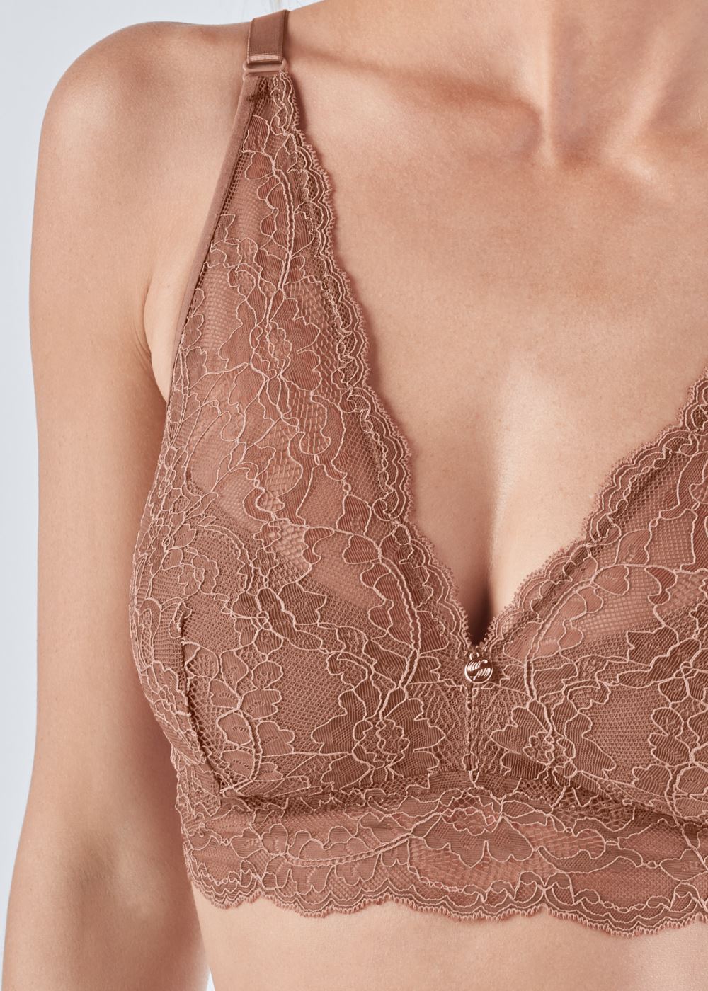 Venus Cocoa Spice Pearl By Venus® Lace Bralette, Any 2/$49