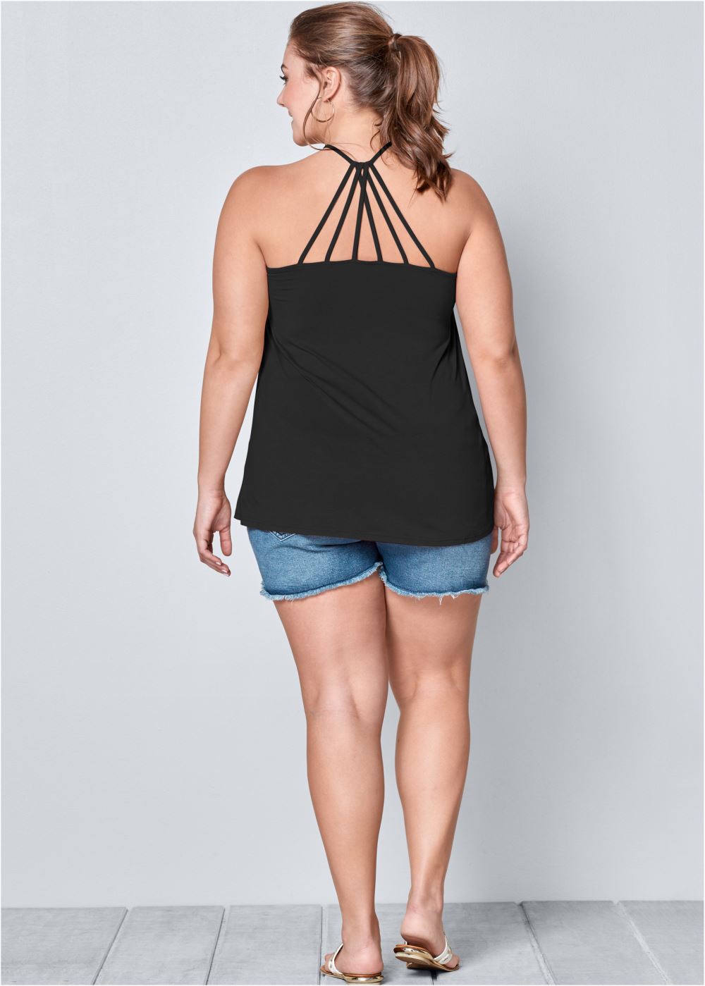 Venus Plus Size Back Detail Top