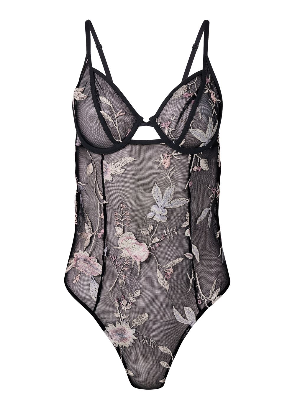 Venus Pastel Petals LUXE EMBROIDERED TEDDY