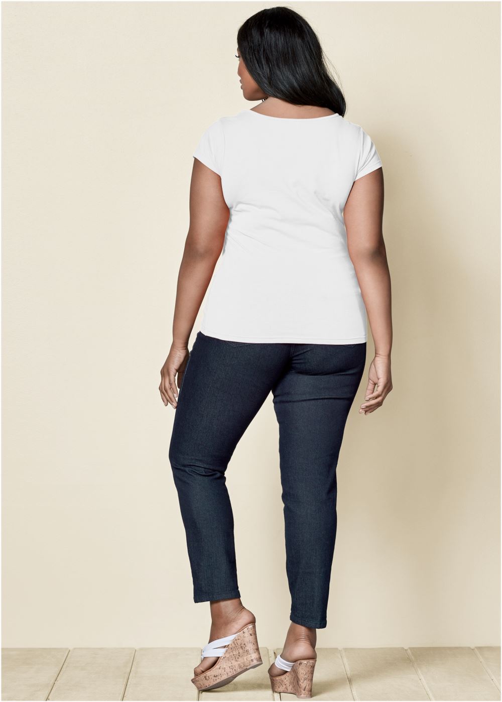 Venus Plus Size Square Neck Top