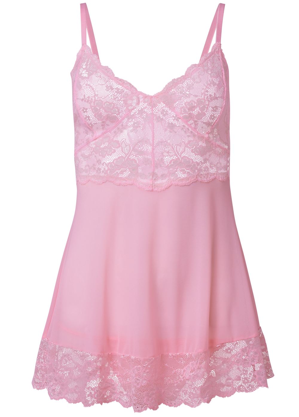 Venus Pink SHEER BABYDOLL