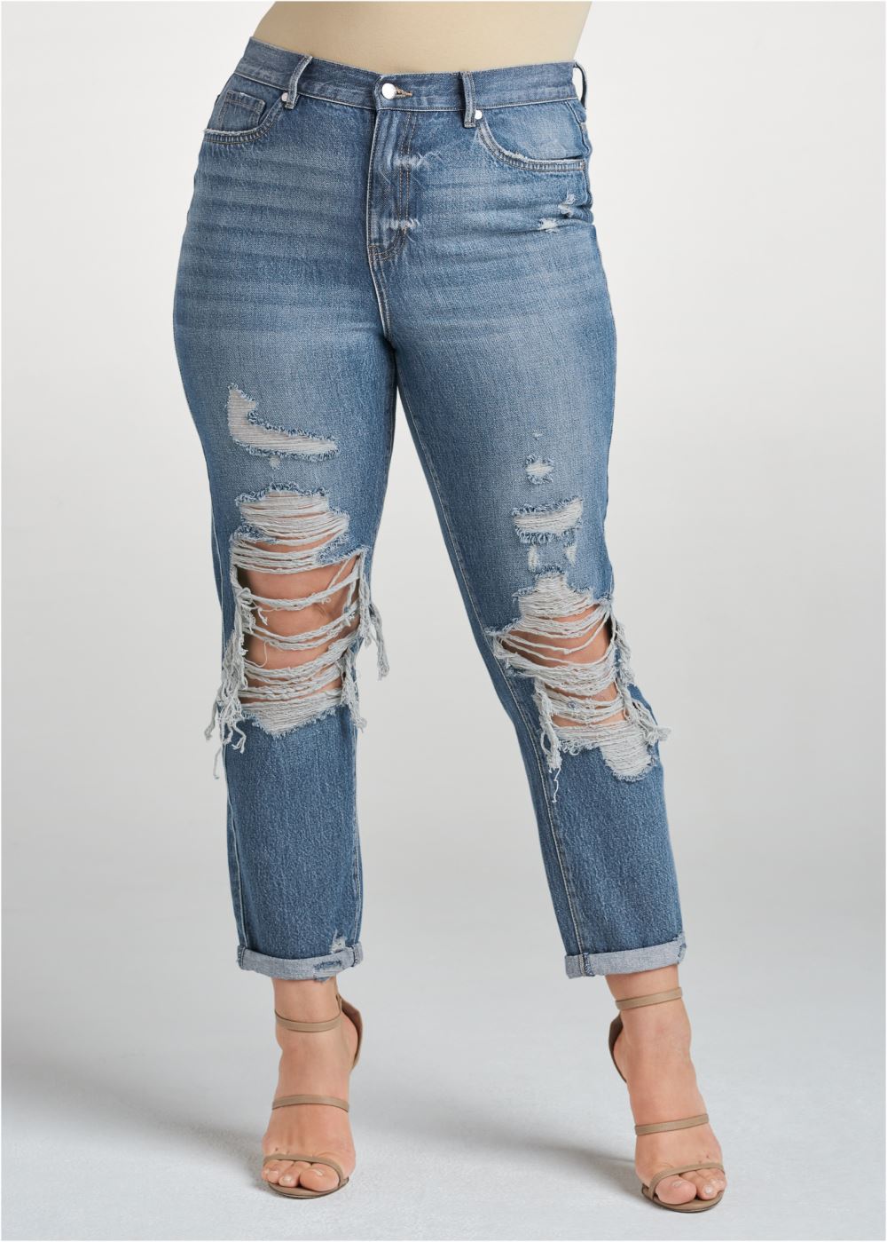 Venus Medium Wash New Vintage Boyfriend Jeans