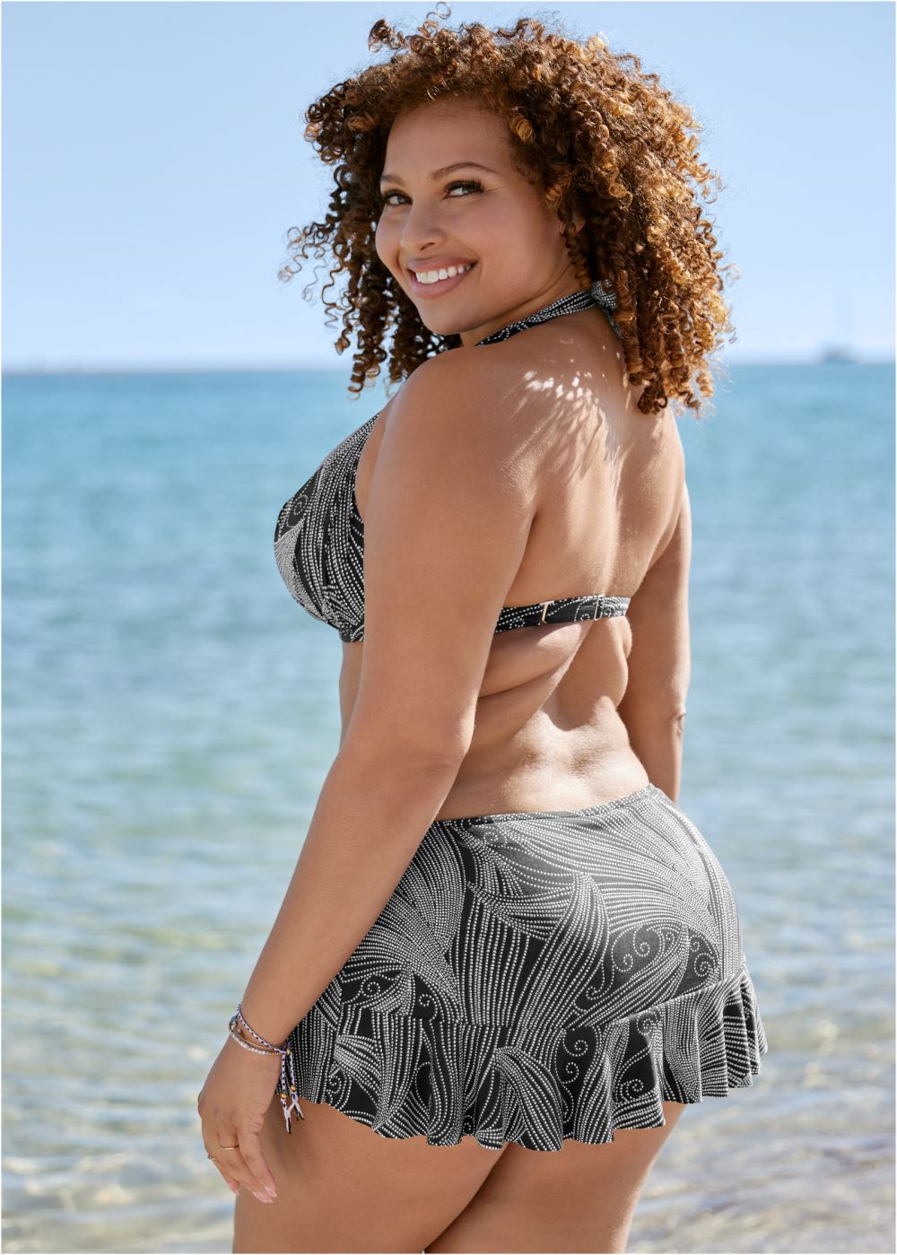 Venus Plus Size Marilyn Push-Up Halter Top Bikini - Glamour Girl