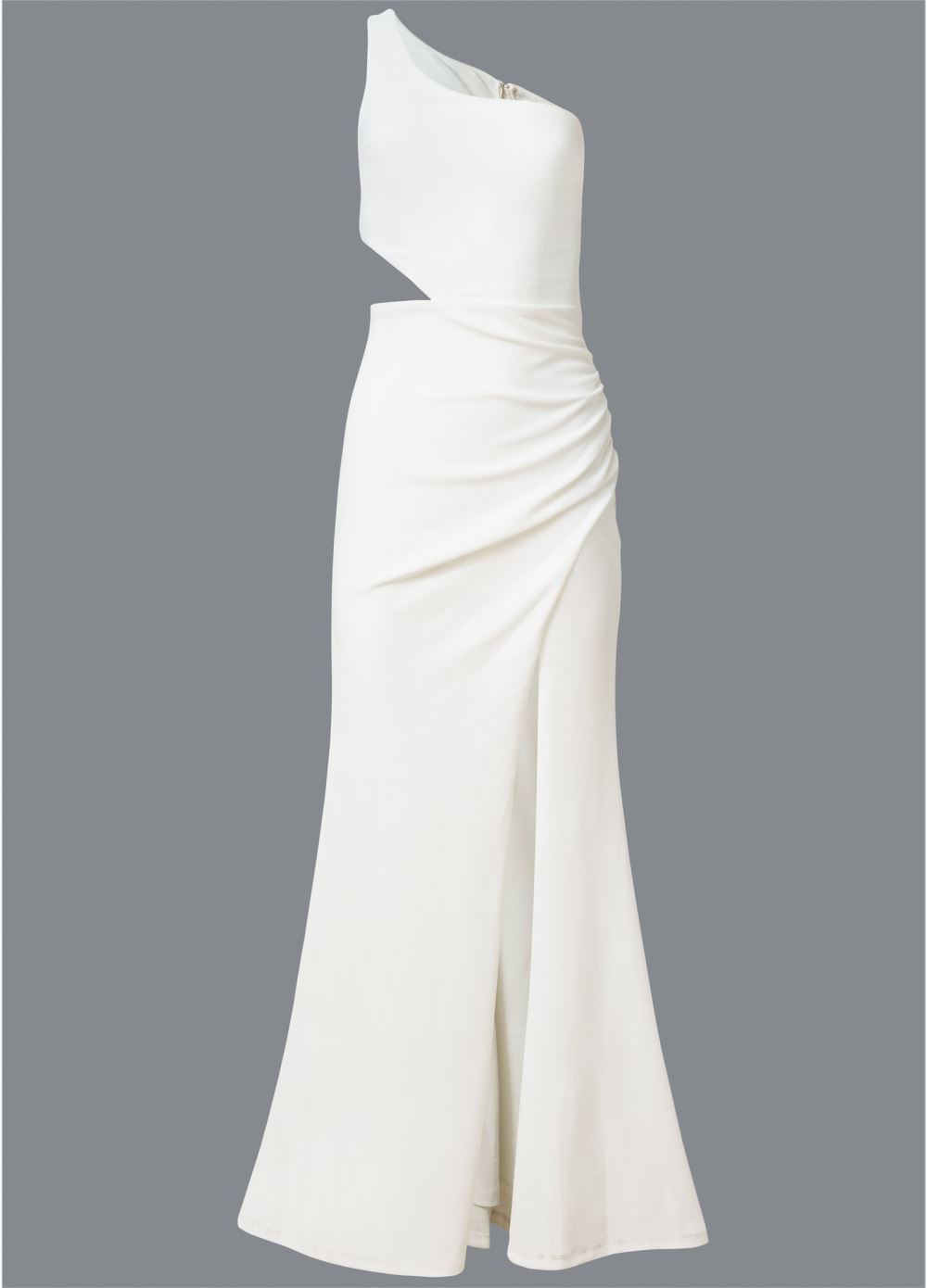 Venus Plus Size One-Shoulder Cutout Gown