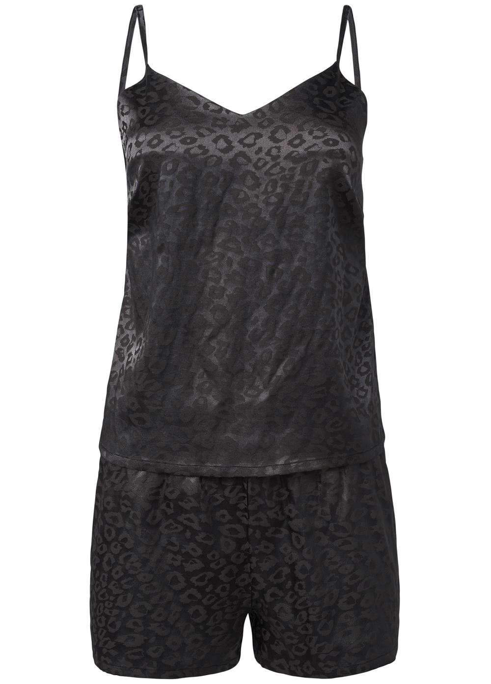Venus Midnight Cat SATIN PAJAMA SET