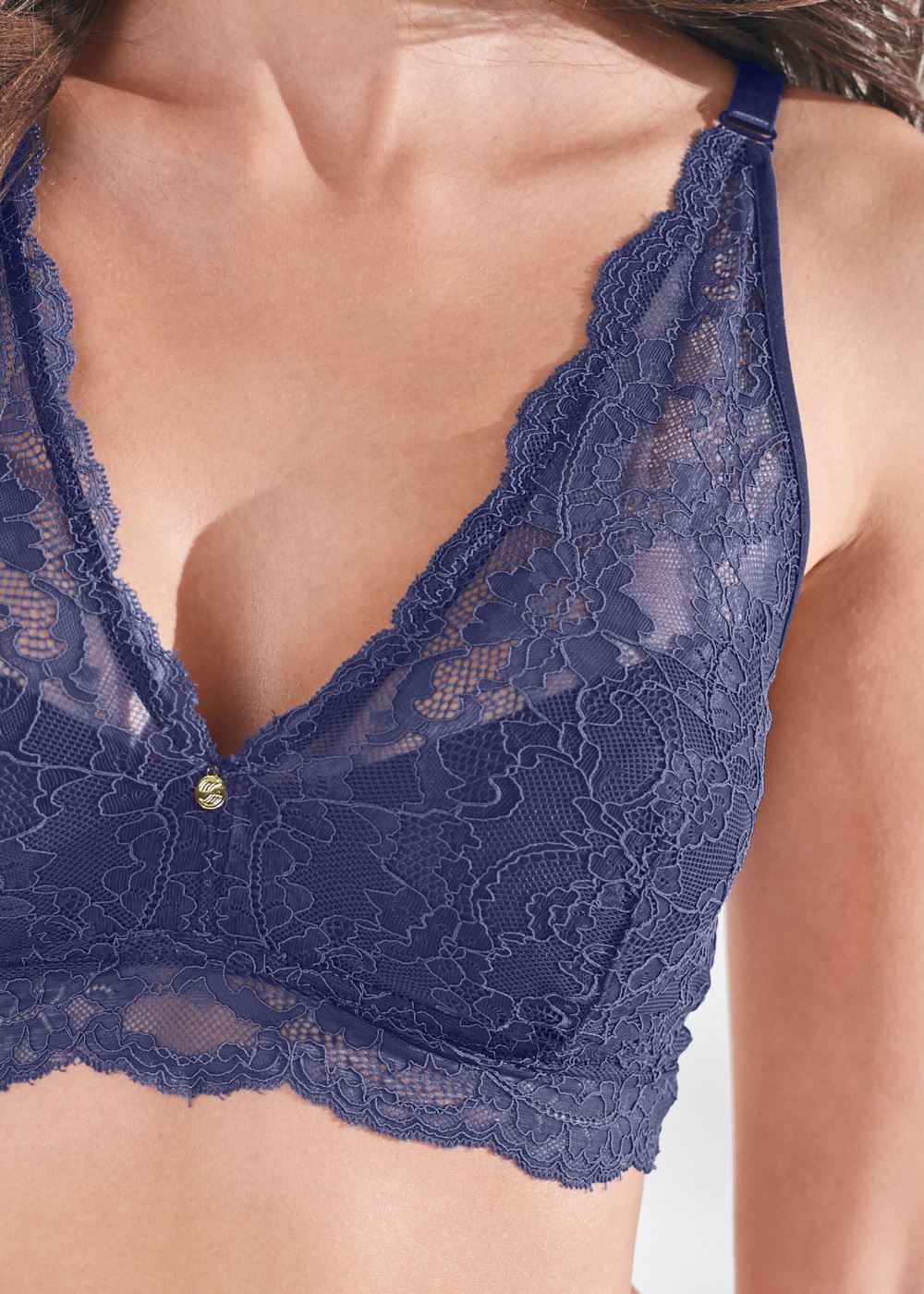 Venus Belize Blue Pearl By Venus® Lace Bralette, Any 2/$49