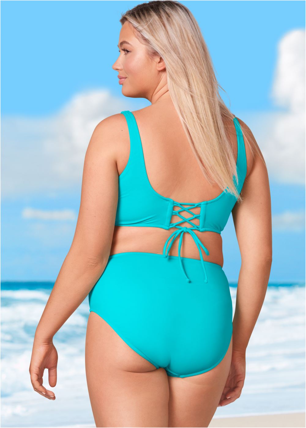 Venus Full Coverage Mid-Rise Hipster Bikini Bottom Bikini