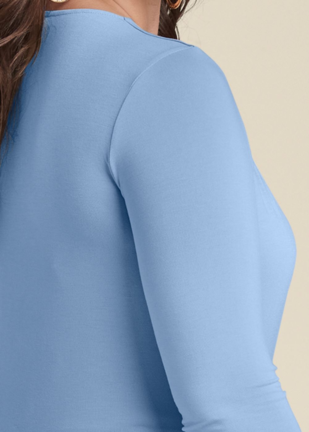 Venus Plus Size Surplice Neck Top