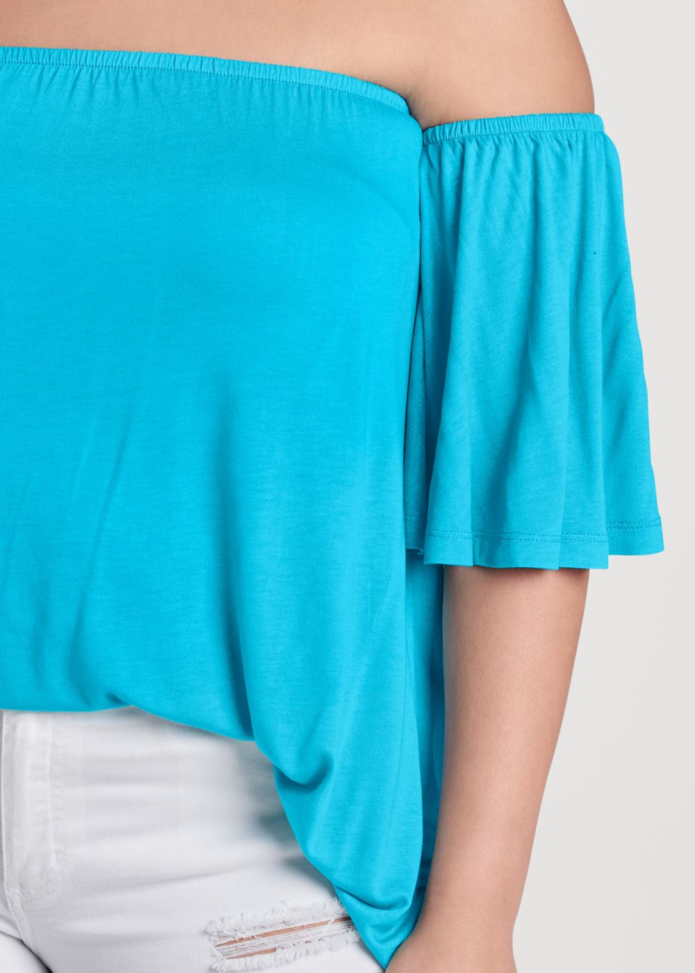 Venus Plus Size Off-The-Shoulder Top