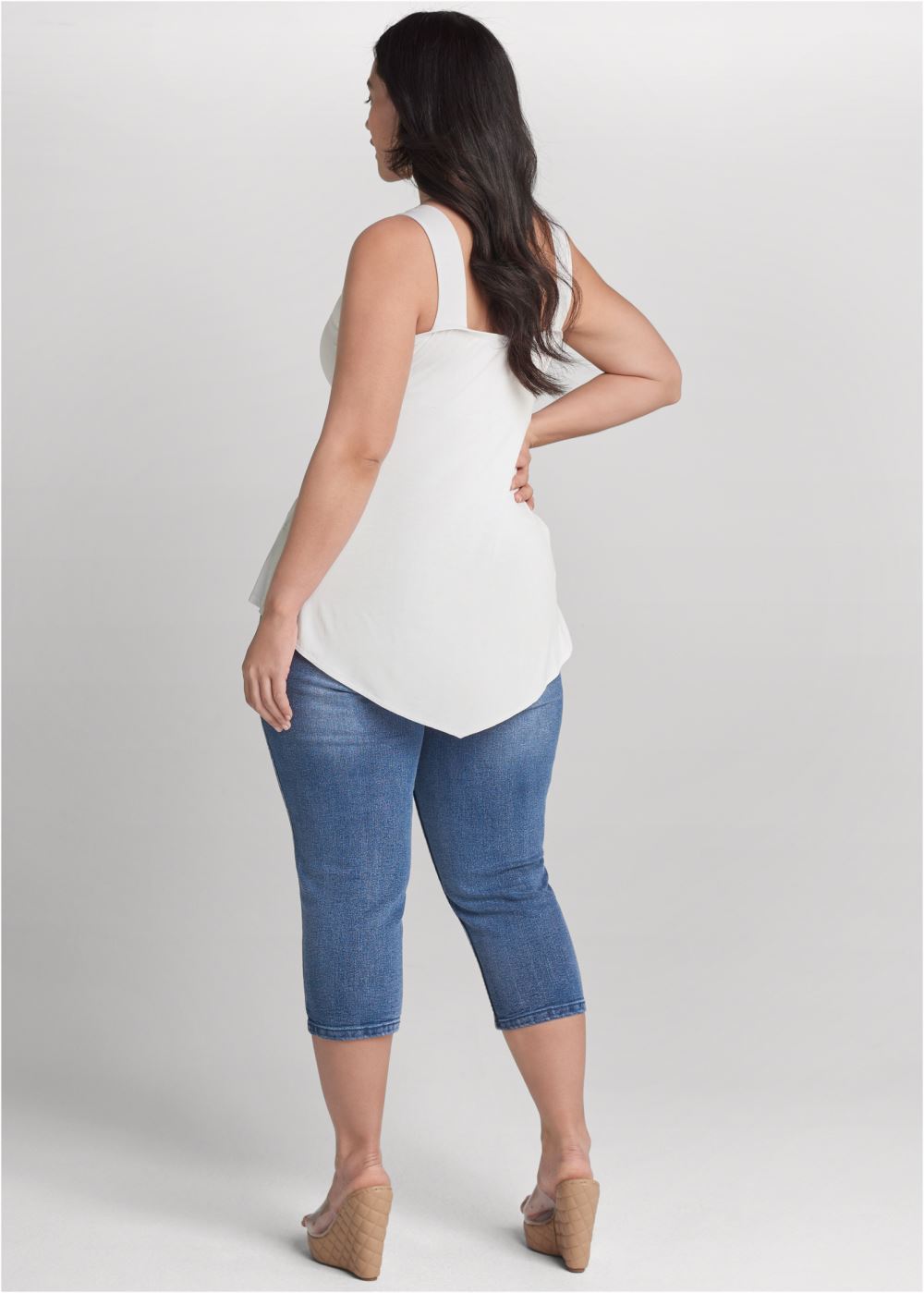 Venus Plus Size Crochet Embellished Top