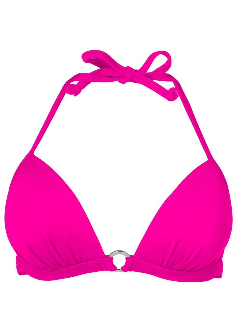 Venus Enhancer Push-Up Triangle Top Bikini - Electric Pink