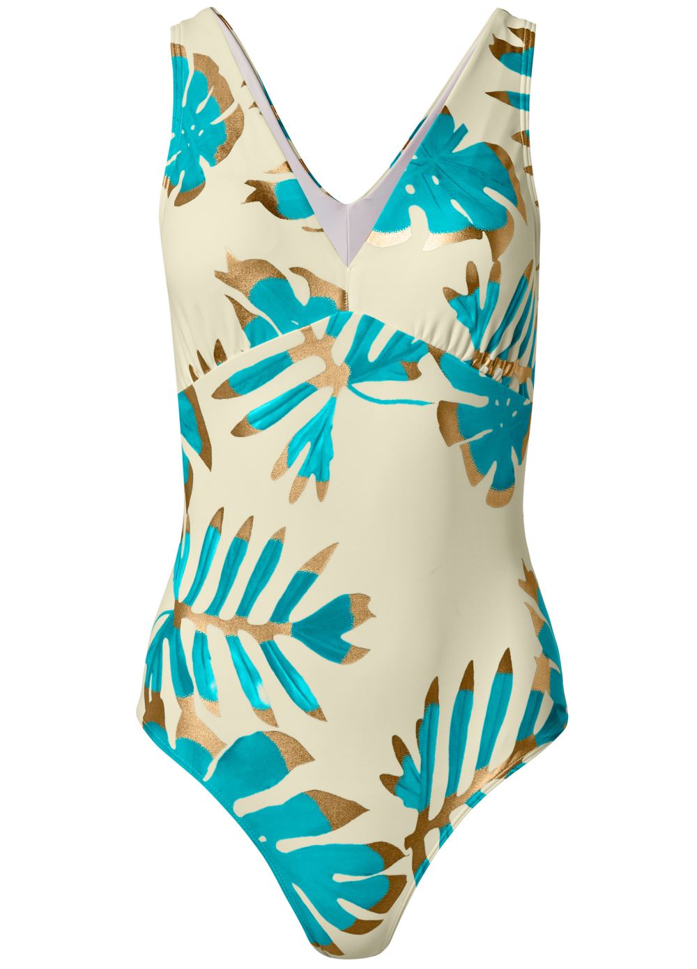 Venus April One-Piece Swimsuit in Palm Party