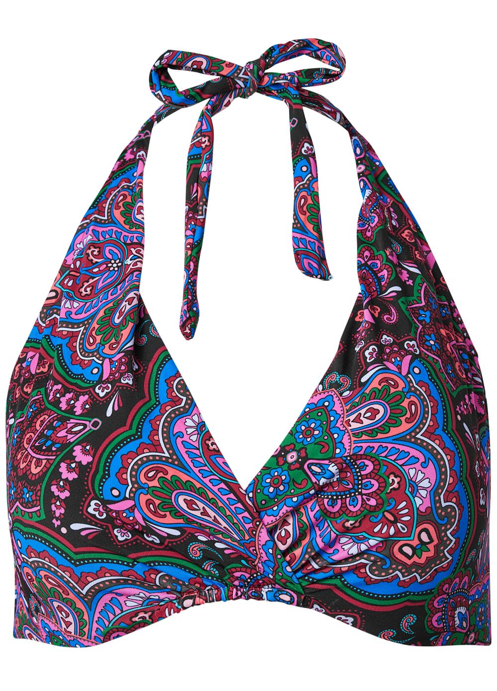Venus Underwire Halter Top Bikini - Royal Medallion