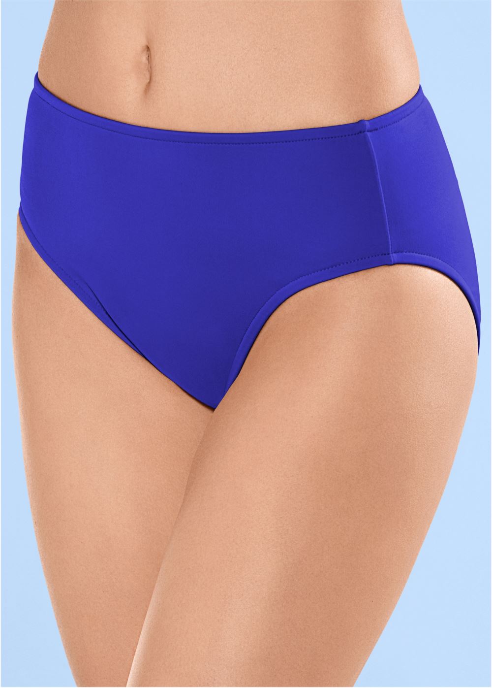 Venus Full Coverage Mid-Rise Hipster Bikini Bottom Bikini - Cobalt Blue