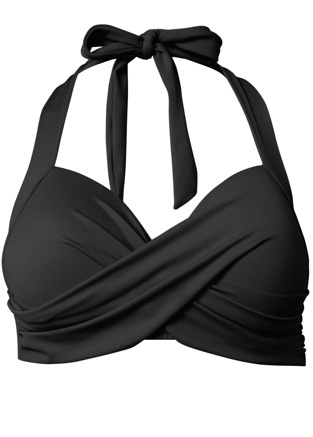 Venus Lovely Lift Halter Push-Up Top Bikini - Black Beauty