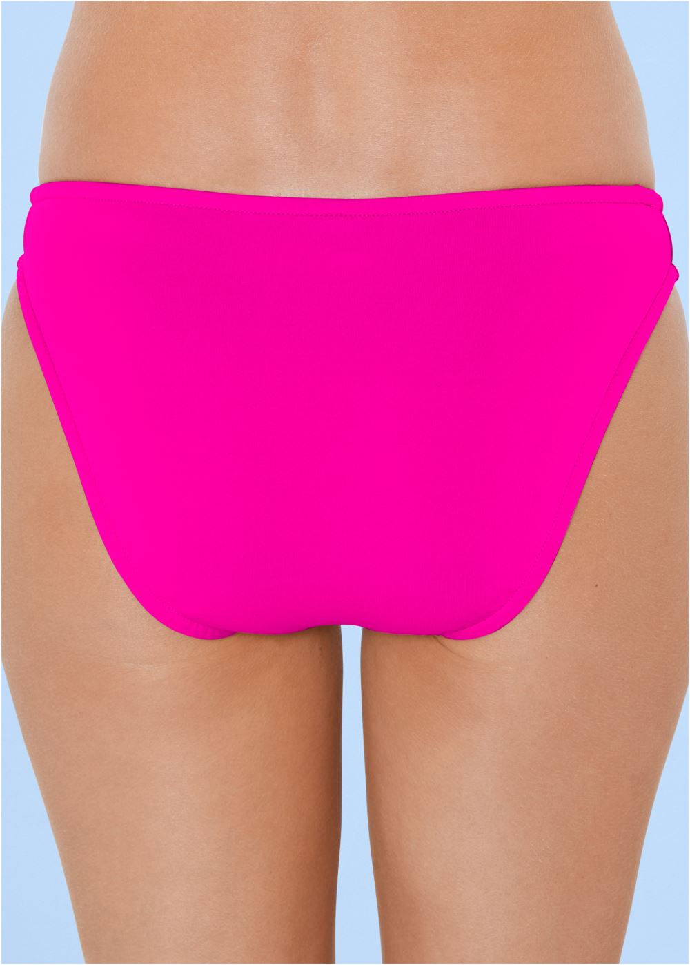 Venus Classic Scoop Front Bottom  Bikini - Electric Pink