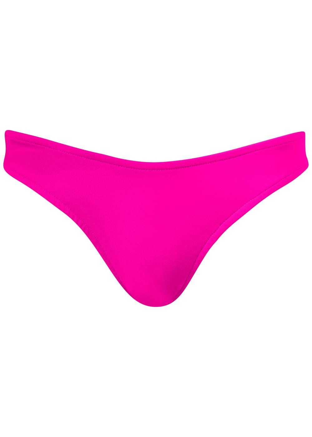 Venus Classic Scoop Front Bottom  Bikini - Electric Pink