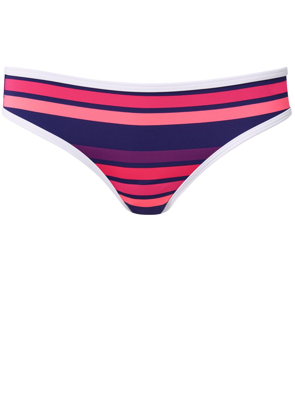Venus Scoop Front Bottom Bikini - Sunburst Stripe