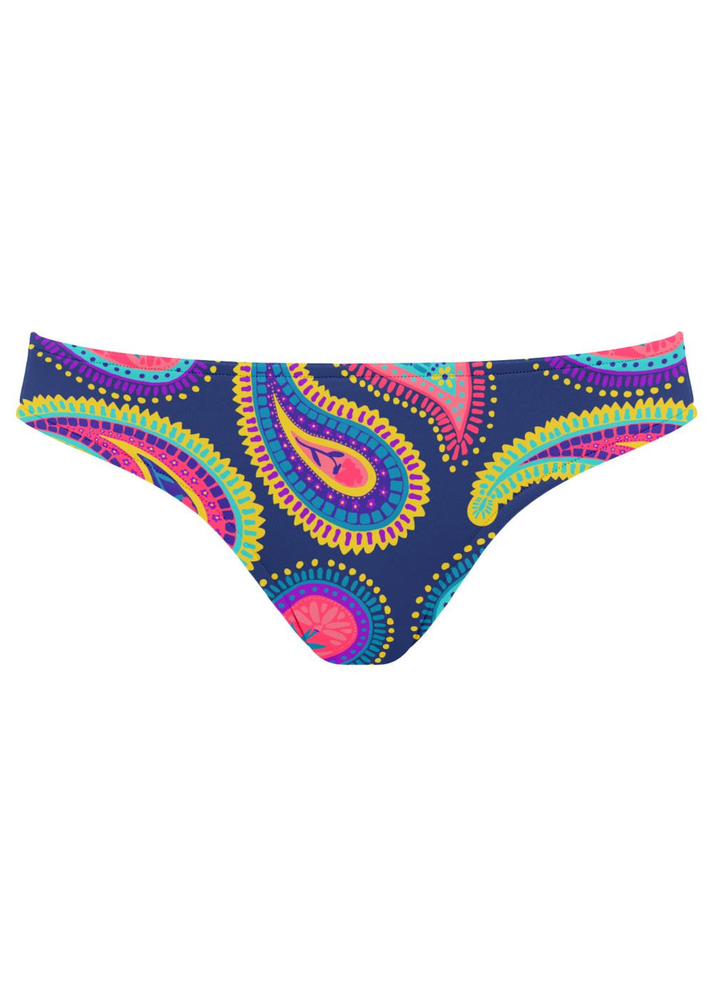 Venus Classic Low-Rise Bottom  Bikini - Festive Paisley