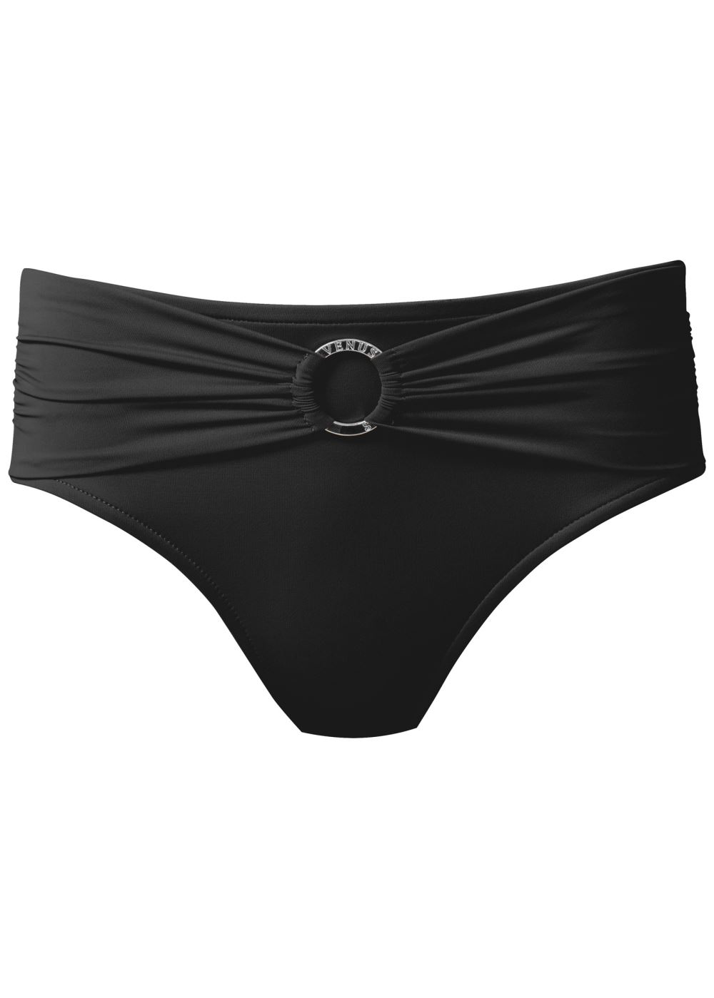 Venus Sally Mid-Rise Bottom Bikini - Black Beauty