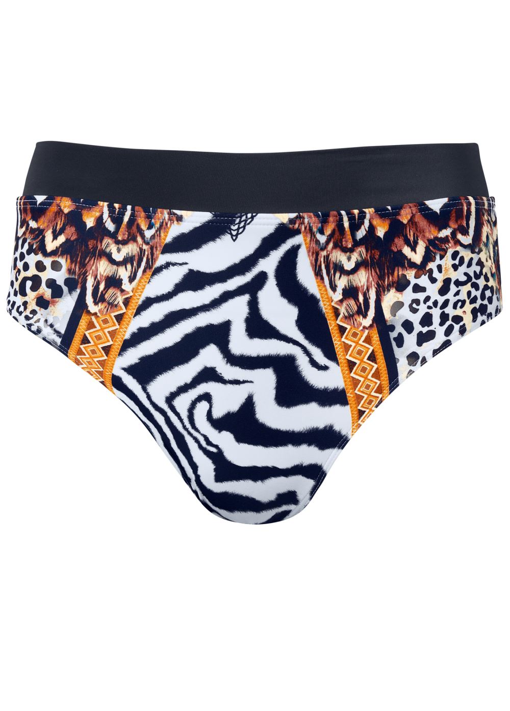 Venus Volley High-Waist Bikini Bottom Bikini - Jungle Queen