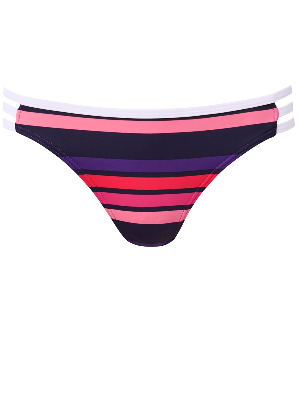 Venus Strappy Side Low-Rise Bottom Bikini - Sunburst Stripe