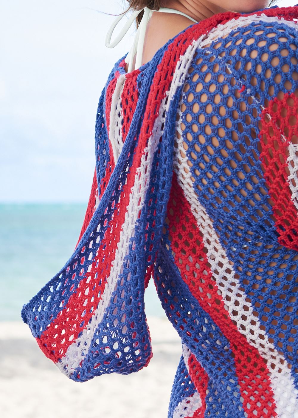 Venus Hoodie Cover-Up in Americana