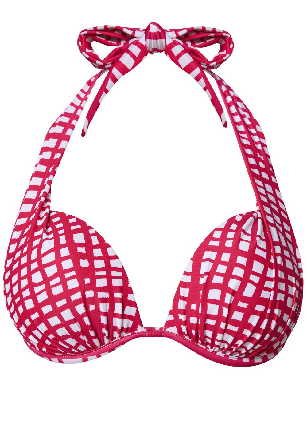Venus Marilyn Underwire Push-Up Halter Top Bikini - Checker Me