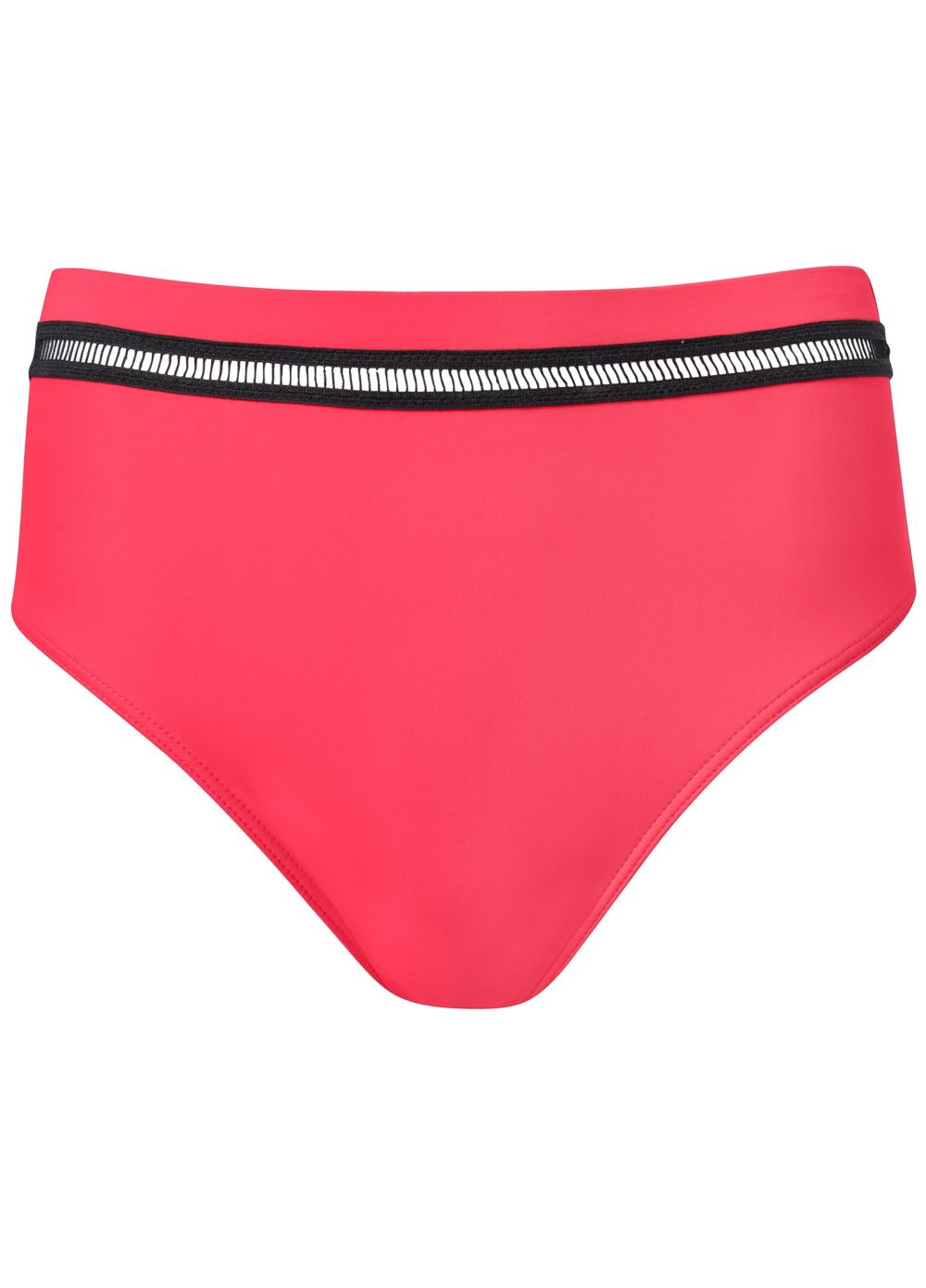 Venus Moderate High Rise Bottom Bikini - Sunset Pink